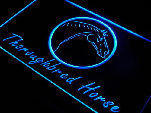 Thoroughbred Horse Model Display Neon Light Sign